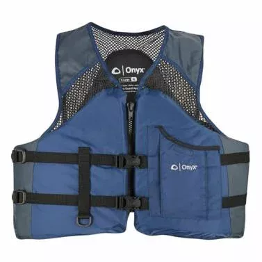 Onyx Mesh Classic Sport Adult 3XL Life Jacket Vest, Blue, Absolute Outdoors