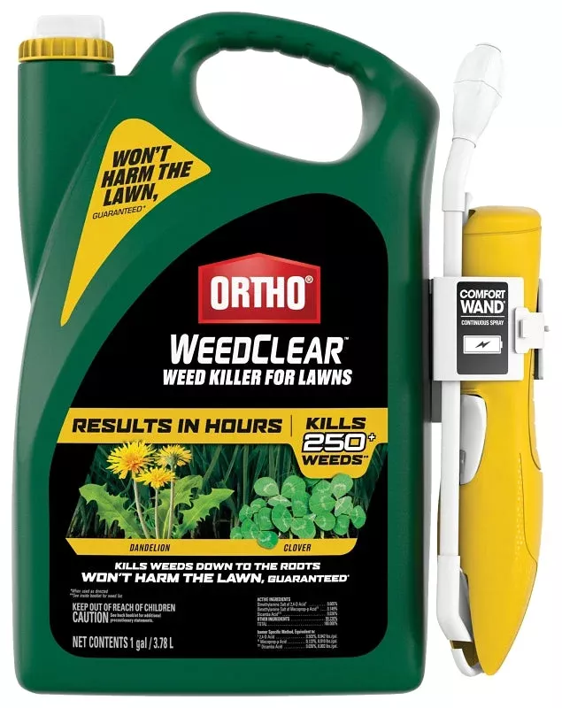 Ortho 0204510 Ready-to-Use Weed Killer, Liquid, Clear Yellow, Spray Ap