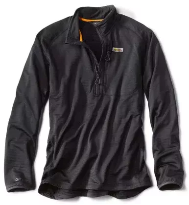 Orvis Horseshoe Hills 1/4 Zip Fleece – Black – Medium