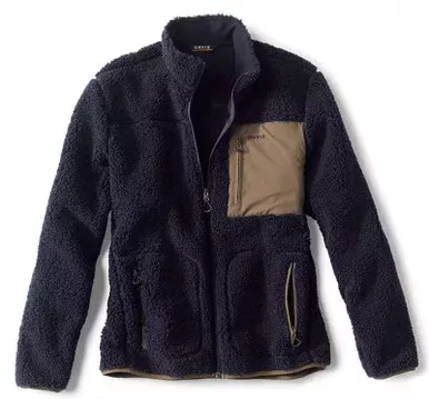 Orvis Sherpa Fleece Jacket – Navy – X-Large