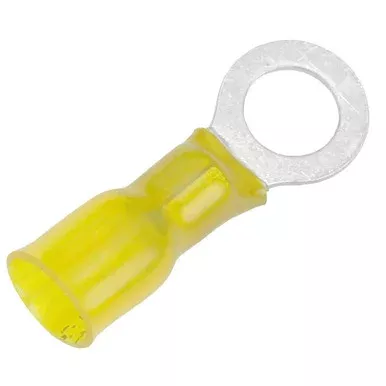 Pacer 12-10 AWG Heat Shrink Ring Terminal – 5/16″ Stud Size – 3 Pack