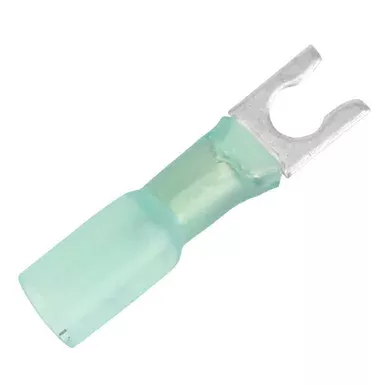 Pacer 16-14 AWG Heat Shrink Spade Terminal – #10 Stud Size – 25 Pack