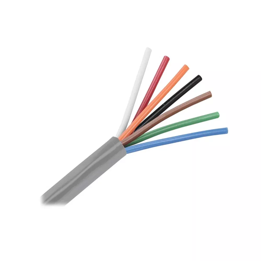 Pacer Unshielded 7 Conductor Cable - 100' - 18/7 AWG - White, Red, Orange, Black, Brown, Green,Blue [M18/7-100]