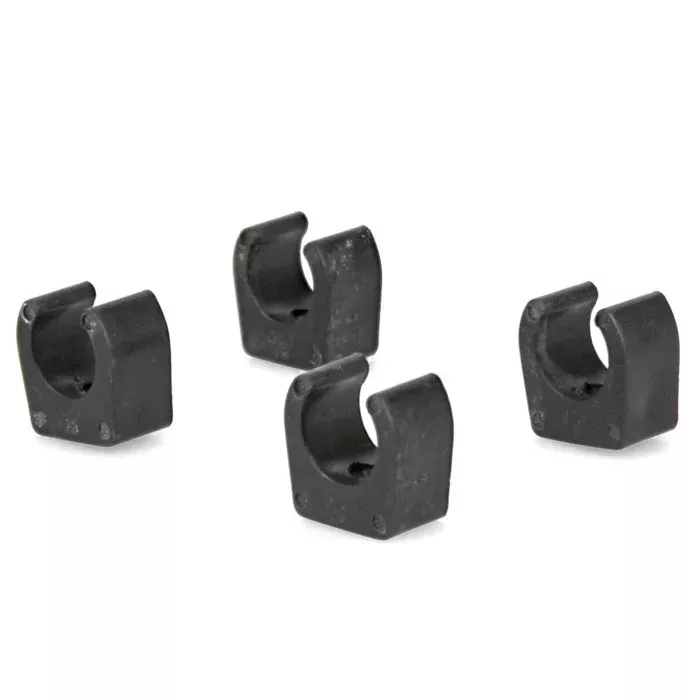 Parker Boat Storage Clips 115604 | 1/2 Inch Black (Set of 4)