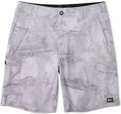 Pelagic Madeira Cargo 20in Hybrid Shorts – Light Grey – 42