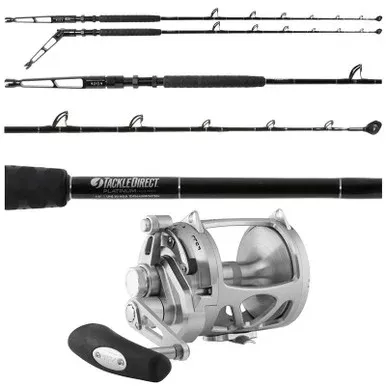 Penn International 50VIWS Rod & Reel Stand Up Combo w/ Platinum Hook TDPS645080WTSIN-TERM