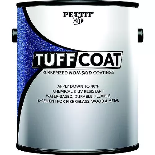 Pettit 3520TC Tuff Coat Rubberized Non-Skid Coating, Medium Texture –