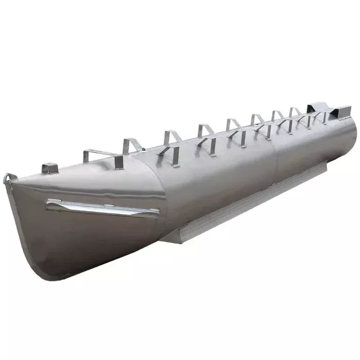 Pontoon Boat Log Float Tube | 21 FT x 25 Inch w/ Dual Strakes
