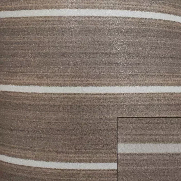 Pontoon Boat Vinyl Flooring NTLT | Teak / Gray 8 1/2 x 39 FT (ROLL)