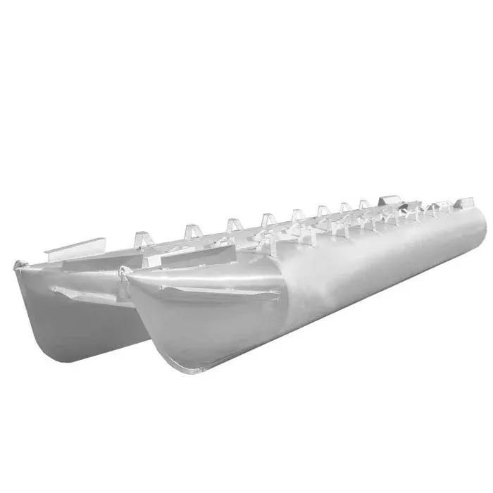 Pontoon Float Log Boat Tubes | w/ Lift Strakes 22 FT x 25 Inch (Pair)