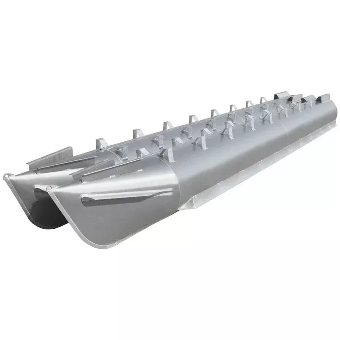 Pontoon Log Boat Float Tubes w/ Strakes | 22 FT x 25 Inch (Set-2)