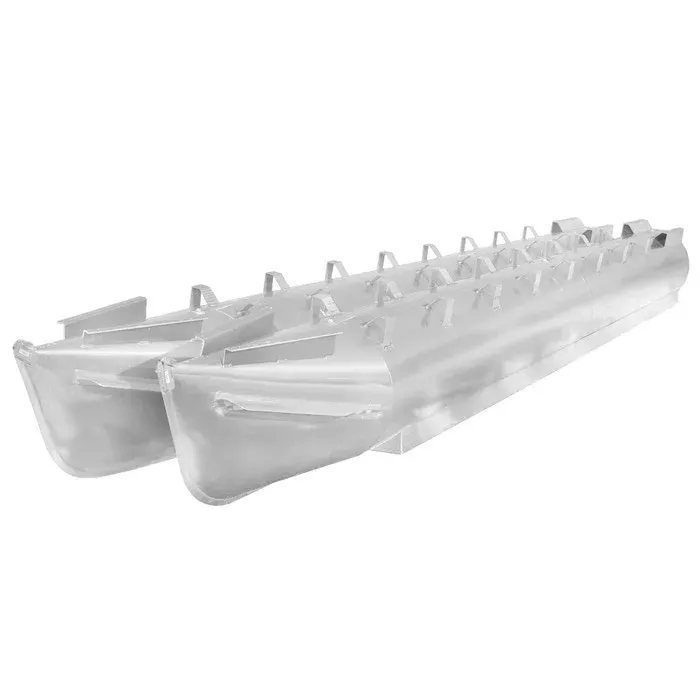 Pontoon Log Boat Tube Floats | 22 FT x 25 Inch w/ Strakes (Pair)