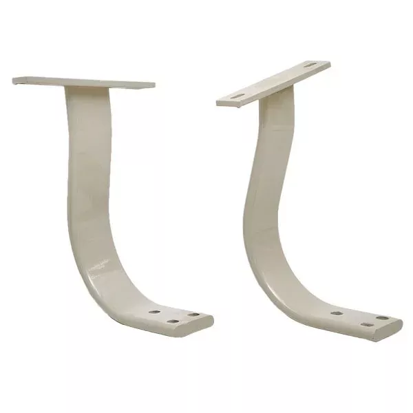 Premier Pontoon Boat Seat Arm Rests| Beige Aluminum (Pair)