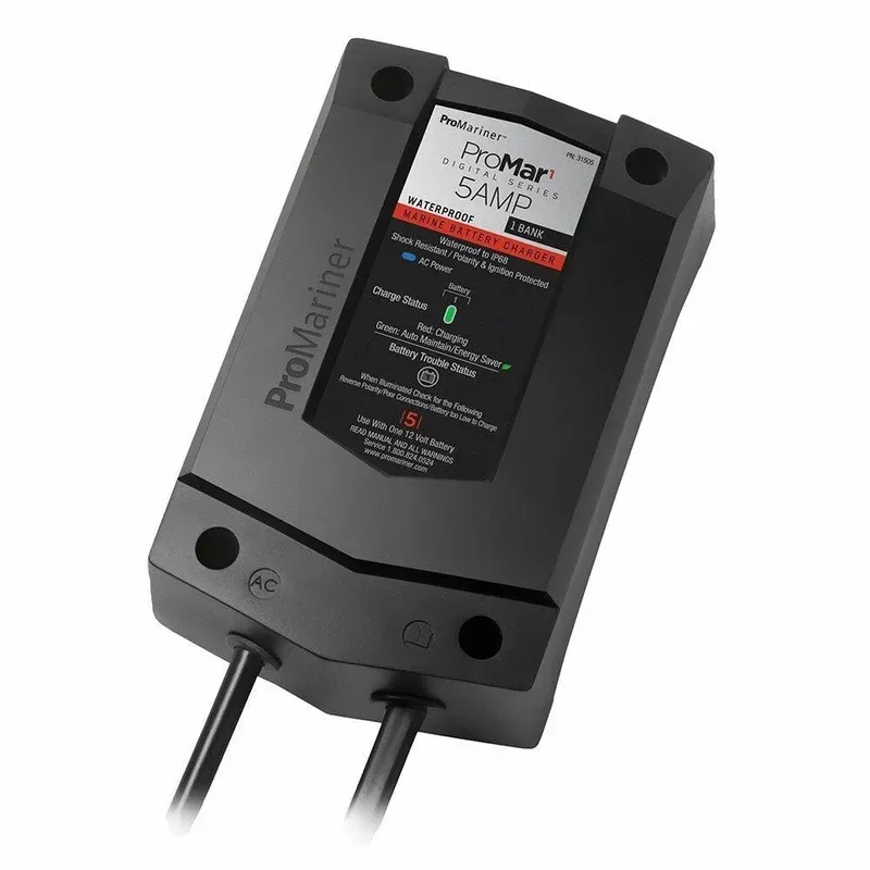 ProMariner ProMar1 DS Digital 5 Amp 1 Bank Battery Charger (31505)