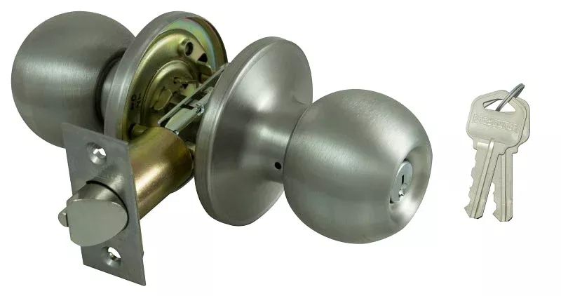 ProSource T3600V-PS Entry Knob, Stainless Steel, KW1, KA3 Keyway, 3 Gr