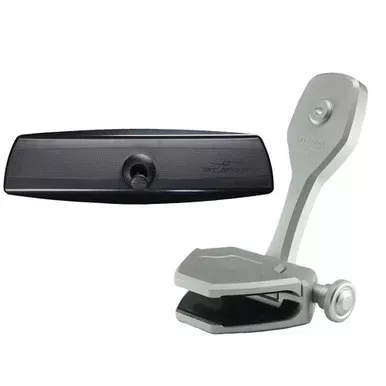PTM Watersports Mirror/Bracket Kit w/VR-140 PRO Mirror & ZXR-361 (Silver)