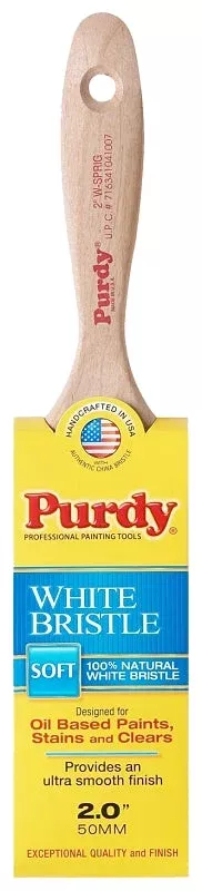 Purdy 144380420 Flat Trim Paint Brush, 2 in W, China Bristle, Beaverta