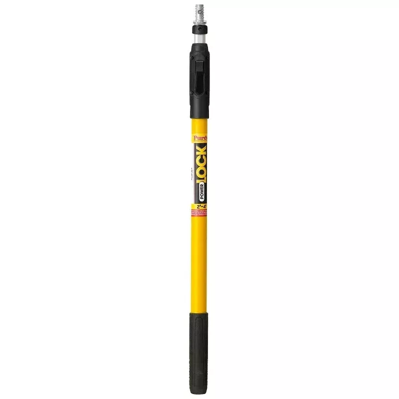 Purdy POWER LOCK 140855624 Extension Pole, 1-5/16 in Dia, 2 to 4 ft L,