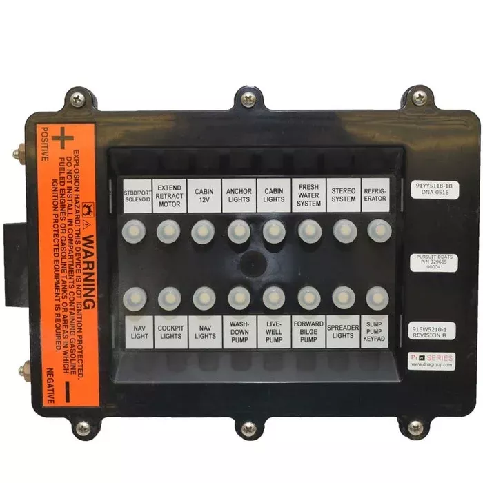 Pursuit Boat Breaker Box 329685 | DNA Group 10 3/4 x 7 1/2 Inch Black