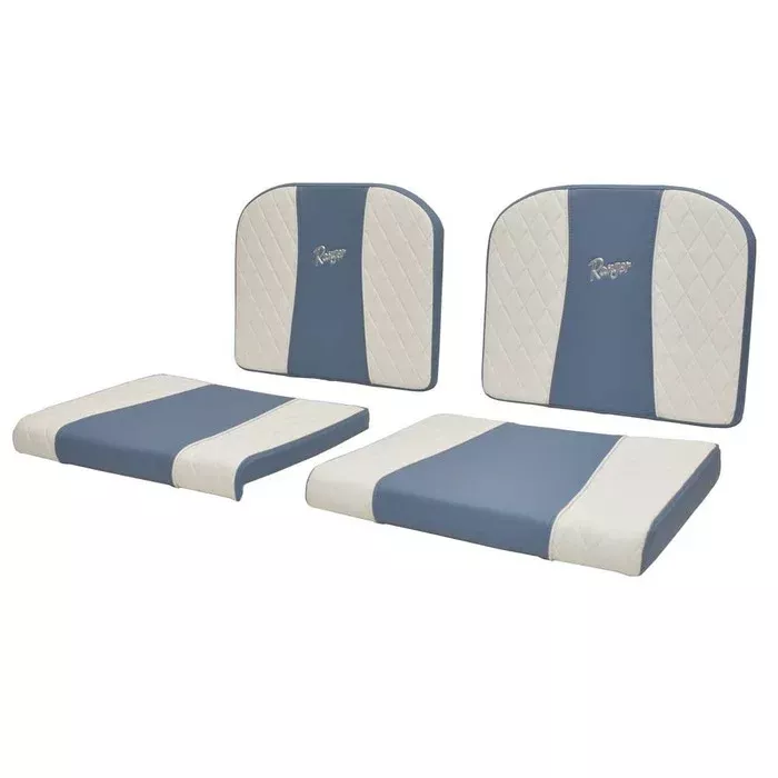 Ranger Boat Aft Seat Cushions | 2360 / 2510 Bay Blue Gray (PORT/STBD)