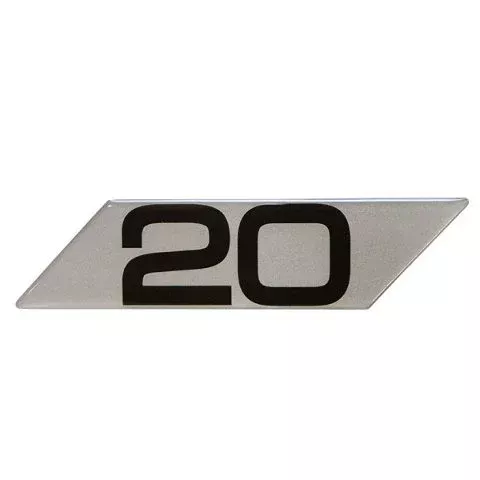 Ranger Boat Decal 7604008 | 20 Black Silver Vinyl 5 1/2 Inch