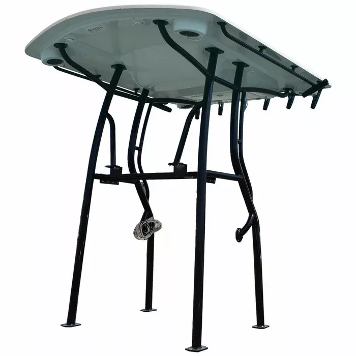 Ranger Boat Hard T-Top Tower 348613 | Bay Series T Top Black Seafoam