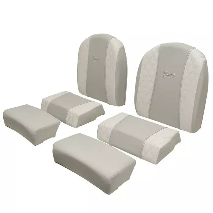 Ranger Boat Leaning Post Seat Cushions | 2360 / 2510 Bay Gray White