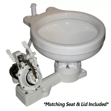 Raritan Fresh Head – Fresh Water Flush – Manual – Marine Size – Left Hand Operation