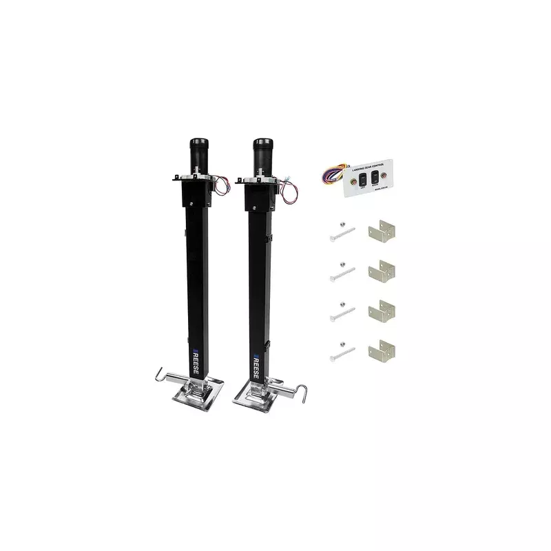 Reese 500708 Dual Output Fifth Wheel RV Landing Gear