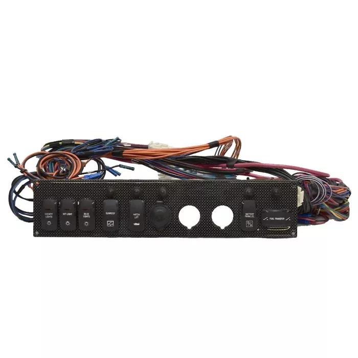 Regal Boat Dash Switch Panel 302711 | 3 1/2 x 16 Inch Aluminum