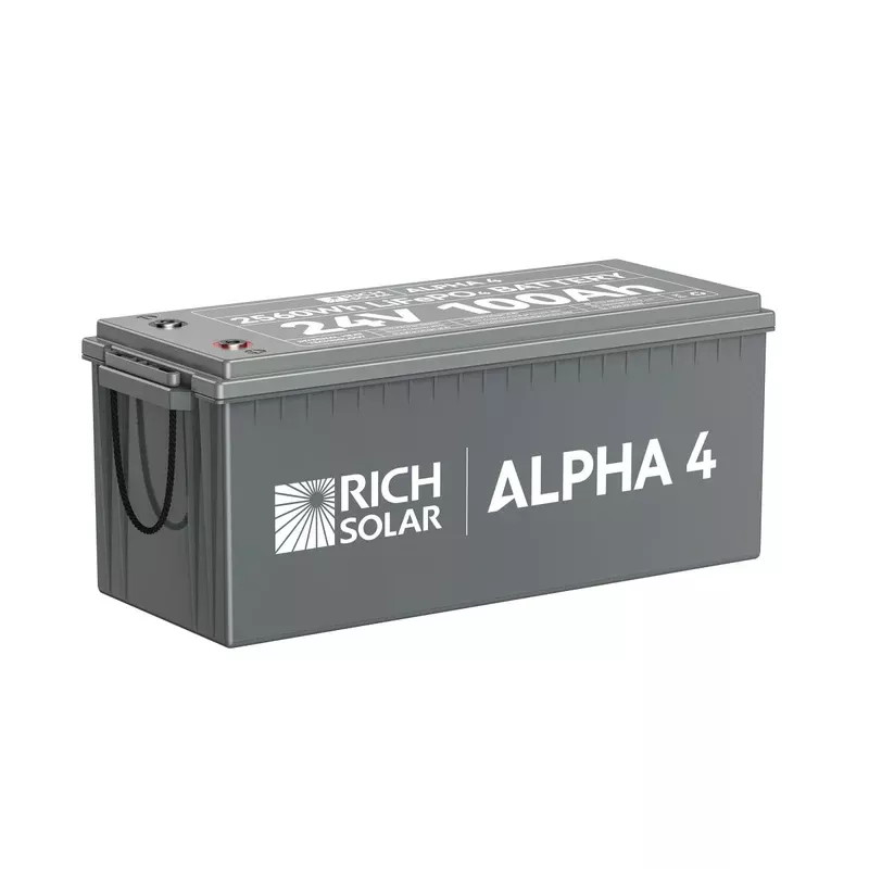 Rich Solar ALPHA 4 24V 100Ah LiFePO4 Lithium Battery (RS-B241S)