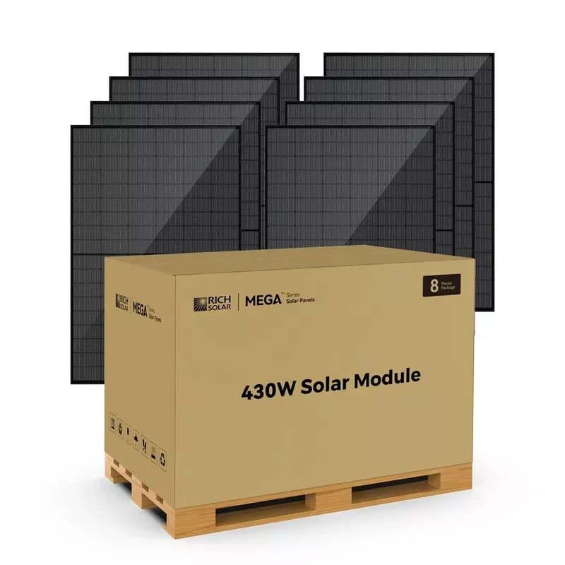 Rich Solar MEGA 430 BIFACIAL 430W Solar Panel 10-Pack (RS-M430BF-10)