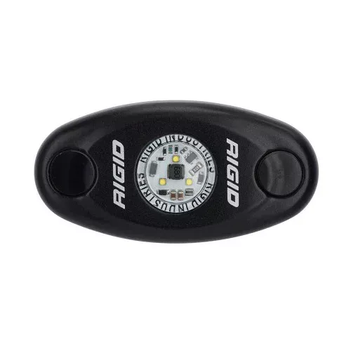 Rigid Industries 480103 A-Series Black High Power LED Light Single – Red