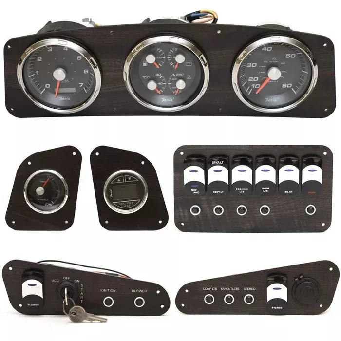 Rinker Boat Dash Panel Kit 2070099 | 20 / 22 MTX Mercury (6PC)