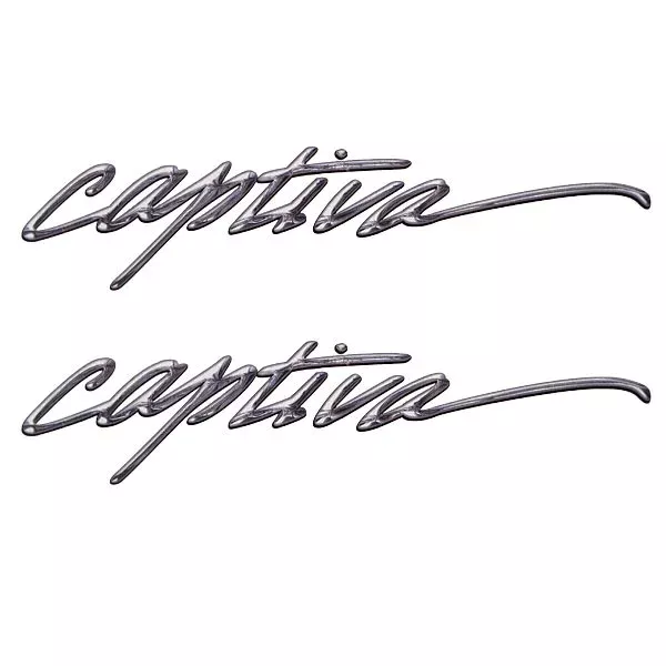 Rinker Boat Decal Set | Captiva Gray White 19 3/4 x 4 1/4 Inch