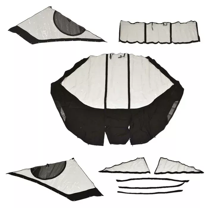 Rinker Boat Enclosure Canvas Package 7688895 | 29 QX Taylor Made (Kit)