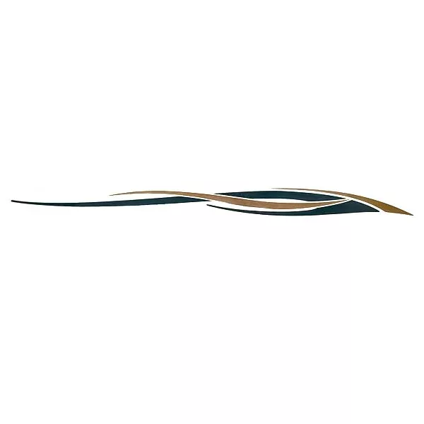 Rinker Boat Graphic Decal 218438 | Flotilla Green Gold Sticker (Port)