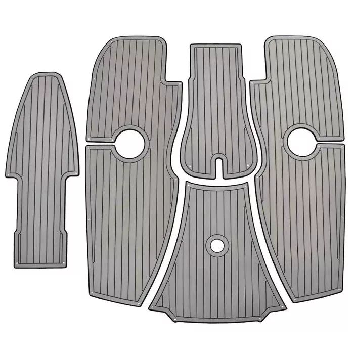 Rinker Boat Non-Skid Cockpit Mats 2290890 | QX23BR Gray (Kit)