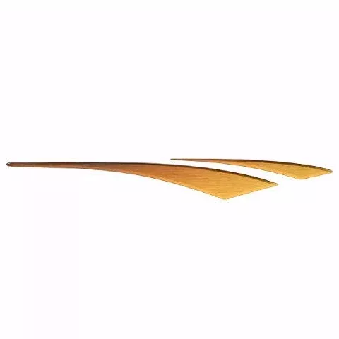 Rinker OEM Gold 23 X 3 Inch Starboard Side Raised Vinyl Boat Decal (Single)