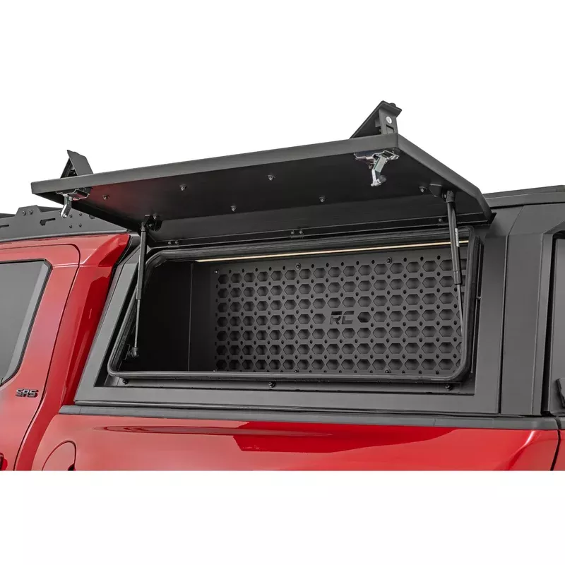 Rough Country Driver Side Bed Cap Molle Panel Storage Bin for 2024+ Toyota Tacoma (5′ Bed)
