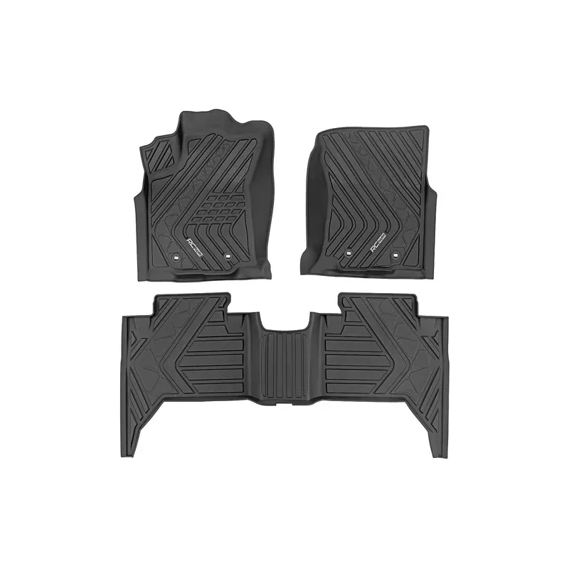 Rough Country Flex-Fit Floor Mats for 2012-2015 Toyota Tacoma