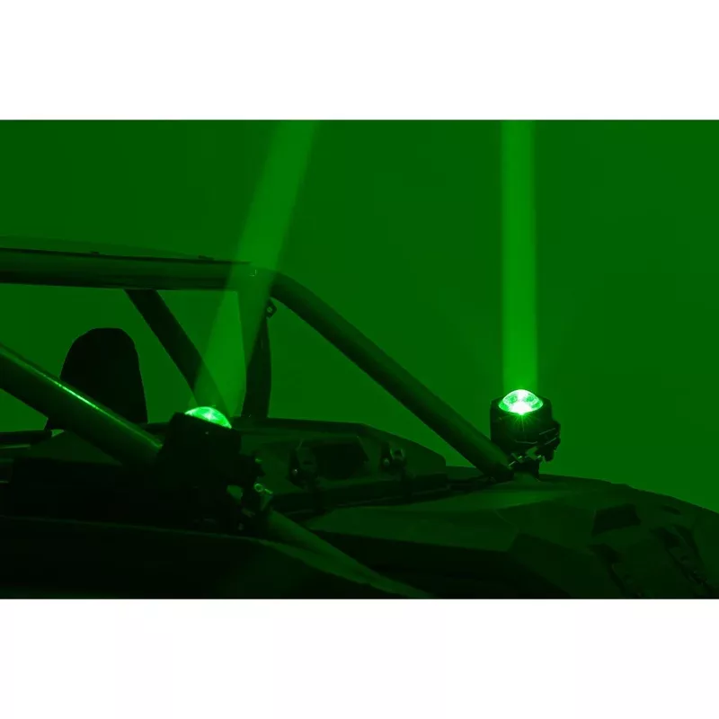 Rough Country Laser Whip Light Kit RGBW 2400 Lumens (Pair)