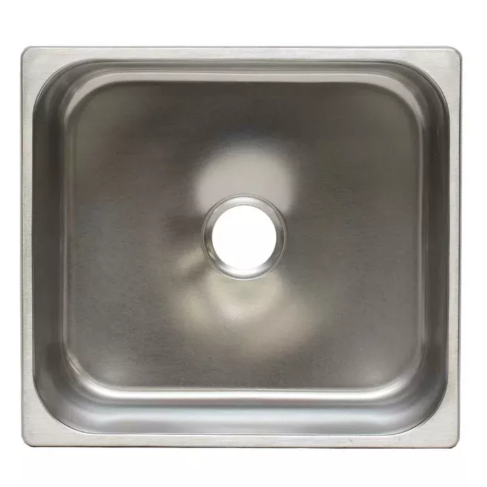 Scandvik Boat Rectangular Sink 10654 | 6 Inch Depth Satin Stainless