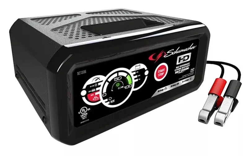 Schumacher SC1306 Battery Charger/Engine Starter, 6 A Continuous, 19.5