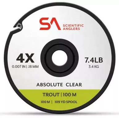 Scientific Anglers Absolute Trout Tippet – 100M – 5X