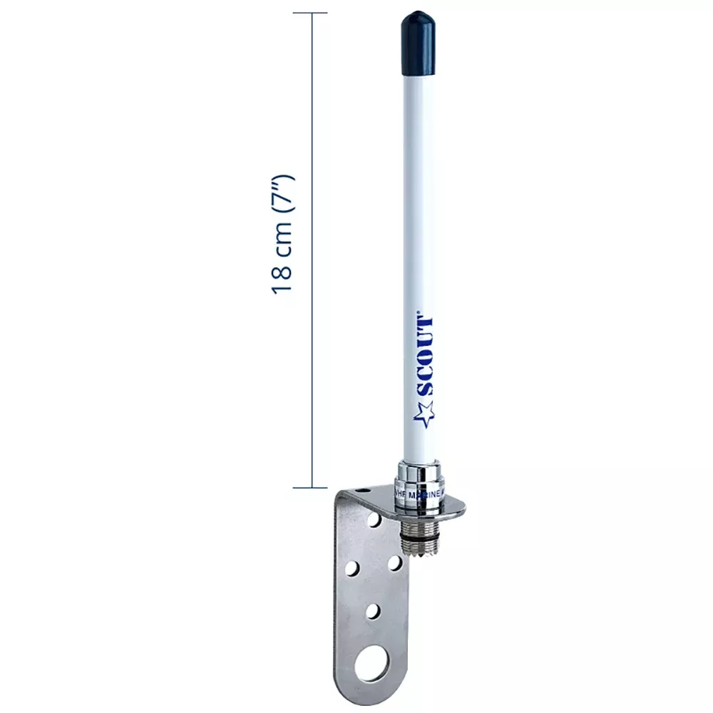 Scout KM-10 VHF Fiberglass Antenna 0,18M (7") Length [PF AN NVHF00010]