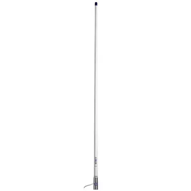Scout Titan Series 4′ White VHF Antenna 3dB Stainless Steel Ferule w/5M RG-58 Includes PL-259