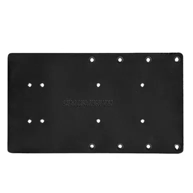 Sea Brackets 14″ Straight Trolling Motor Plate – Black