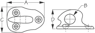 Sea-Dog Line Ss Lift/Tow Eye 048280