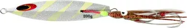 Sea Falcon Drain Inchiku Jig – 200g – Lightning Glow Silver
